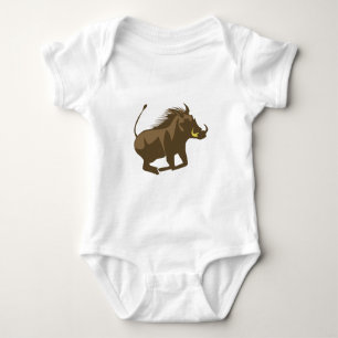 wild boar baby bodysuit