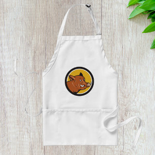 Wild Boar Head Standard Apron