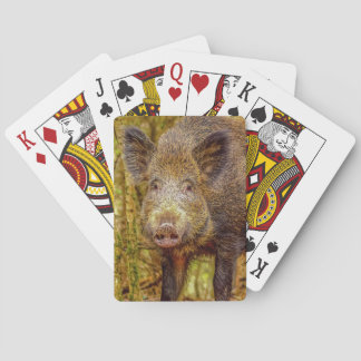 Wild Boar Playing Cards