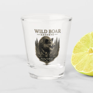 Wild Boar Shot Glass