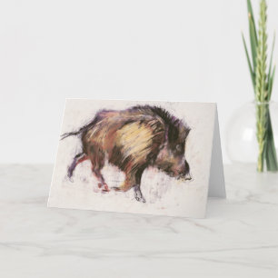 Wild Boar Trotting 1999 Card
