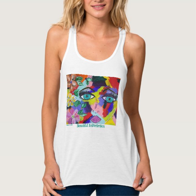 wild, bold and perfectly imperfect singlet (Front)