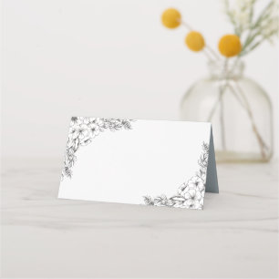 Wild Bouquet Place Card Sky