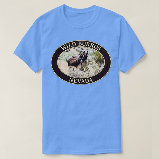 Wild Burros Donkeys of Nevada  2 T-Shirt (Design Front)