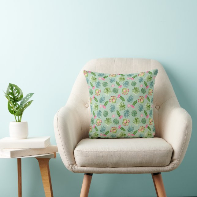 Wild Cactus Pattern Cushion (Chair)