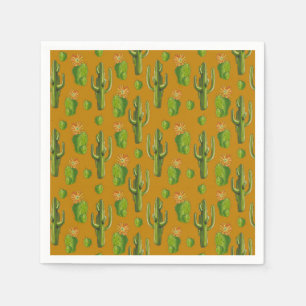 Wild Cactus Pattern Napkin