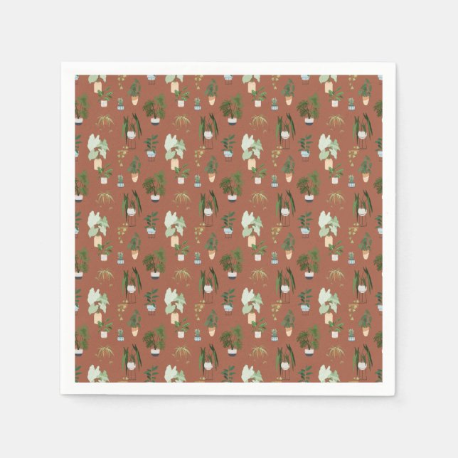 Wild Cactus Pattern Napkin (Front)