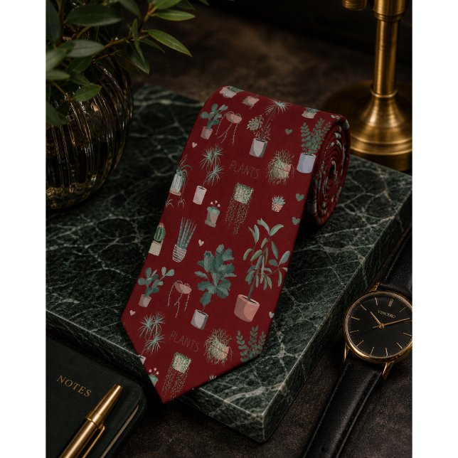 Wild Cactus Pattern Tie (Creator Uploaded)