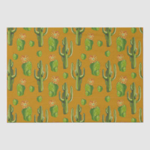Wild Cactus Pattern Tissue Paper