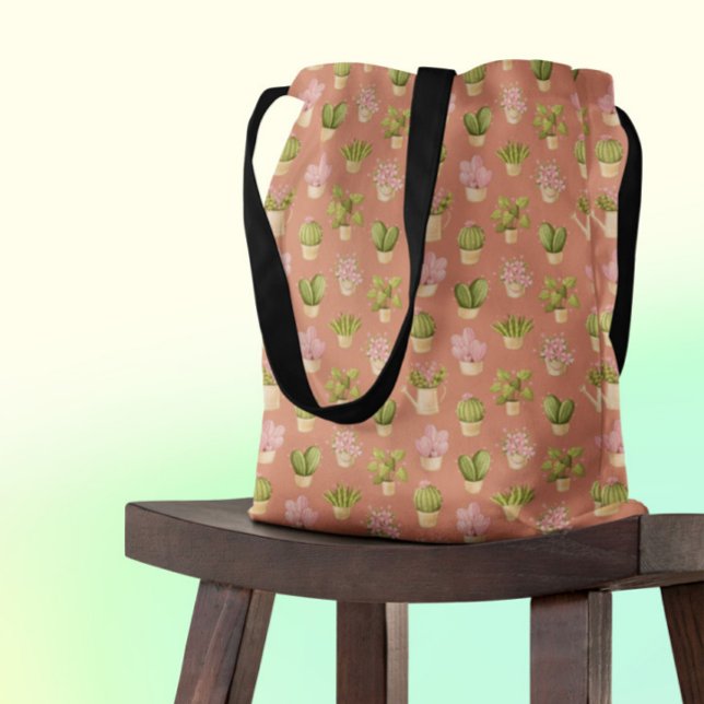 Wild Cactus Pattern Tote Bag (Creator Uploaded)