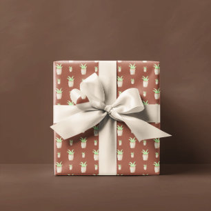 Wild Cactus Pattern Wrapping Paper