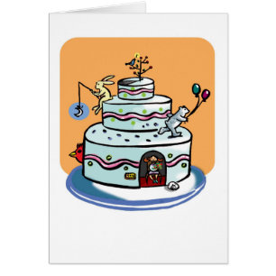wild cake card