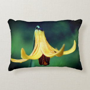 Wild Canada Lily With Insect  Decorative Cushion