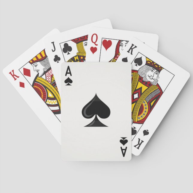 Wild card design ace of spade (Back)