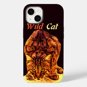 WILD CAT KITTEN iPhone 14 CASE