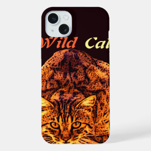 WILD CAT KITTEN iPhone 15 PLUS CASE