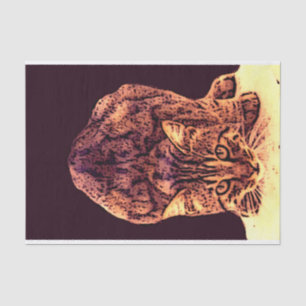WILD CAT KITTEN TISSUE PAPER