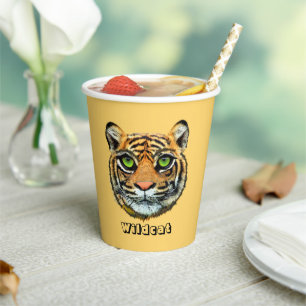 Wild Cat  Paper Cups