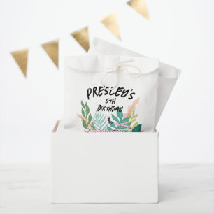 Wild Cat Party Animal Personalised Favour Bag