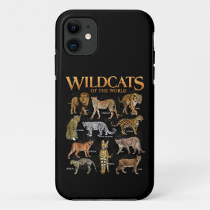 Wild Cats Animals of the World Educational Wild An Case-Mate iPhone Case