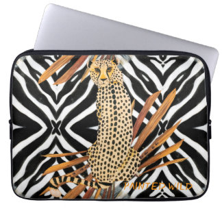 Wild Cheetah  Laptop Sleeve