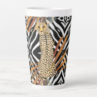 Wild Cheetah Latte Mug