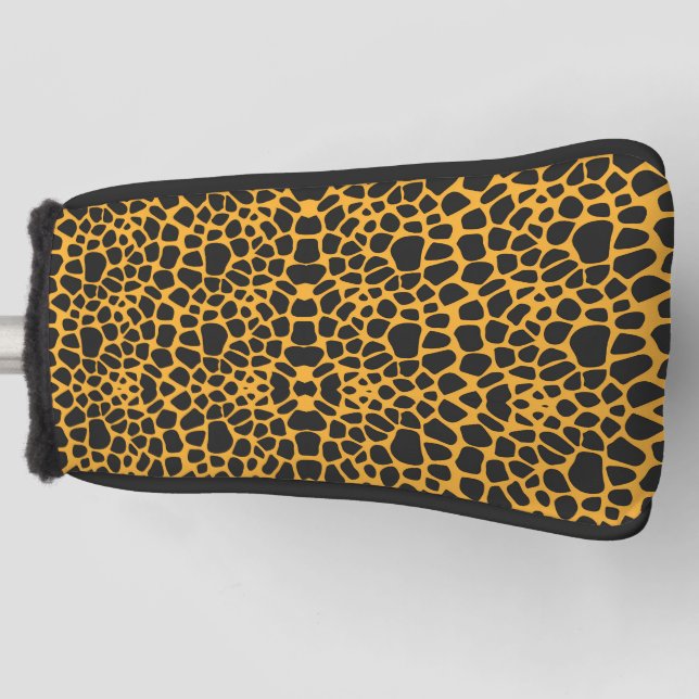 Wild Cheetah Skin Golf Head Cover (Front)
