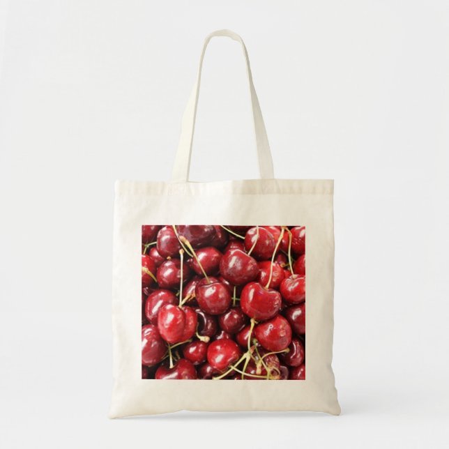 Wild Cherries Tote Bag (Front)