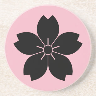 Wild cherry blossom coaster