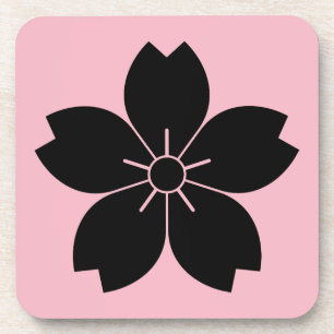 Wild cherry blossom coaster