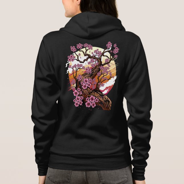 Wild Cherry Blossom Hoodie (Back)