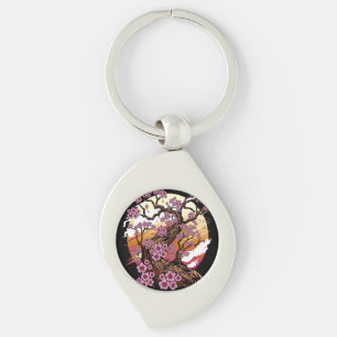 Wild Cherry Blossom Key Ring