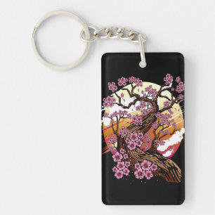 Wild Cherry Blossom Key Ring