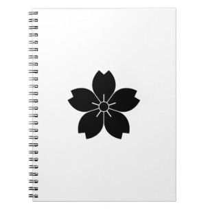 Wild cherry blossom spiral notebook