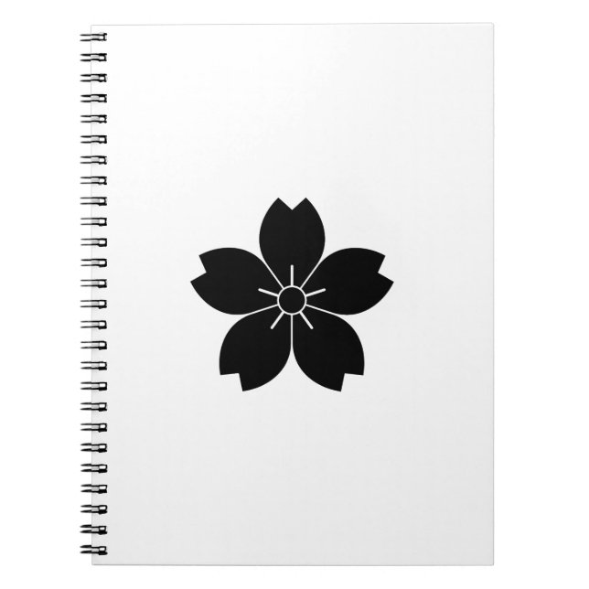 Wild cherry blossom spiral notebook (Front)
