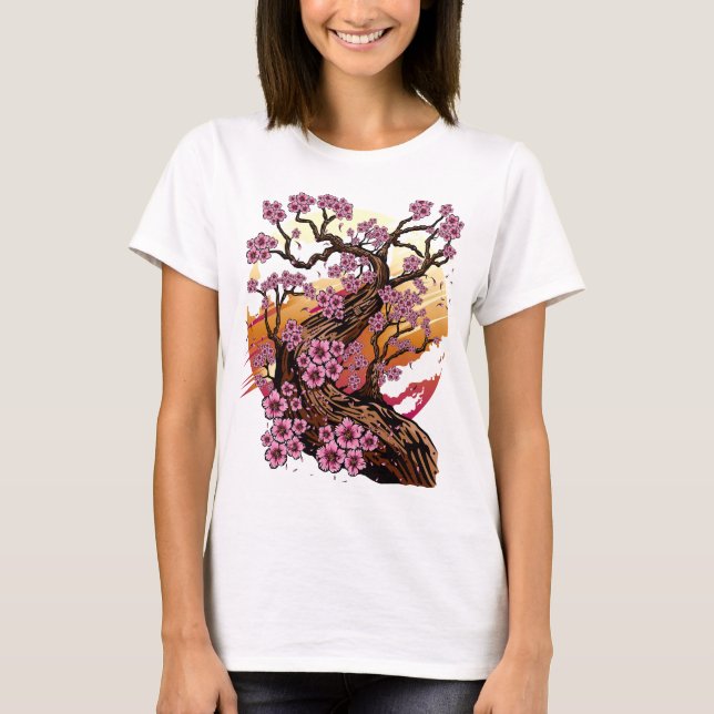 Wild Cherry Blossom T-Shirt (Front)