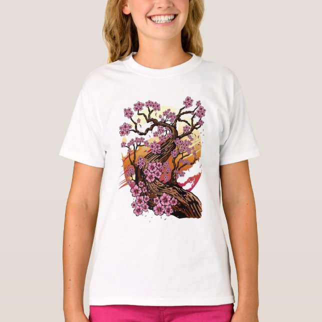 Wild Cherry Blossom T-Shirt (Front)