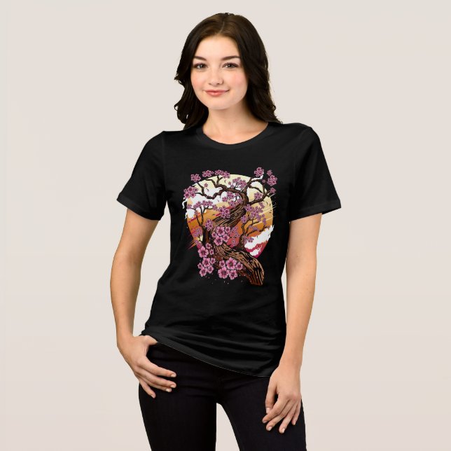 Wild Cherry Blossom Tri-Blend Shirt (Front Full)