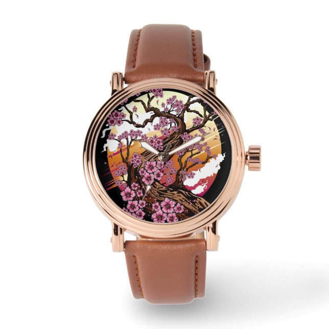 Wild Cherry Blossom Watch (Front)