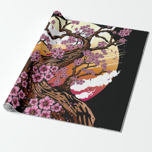 Wild Cherry Blossom Wrapping Paper