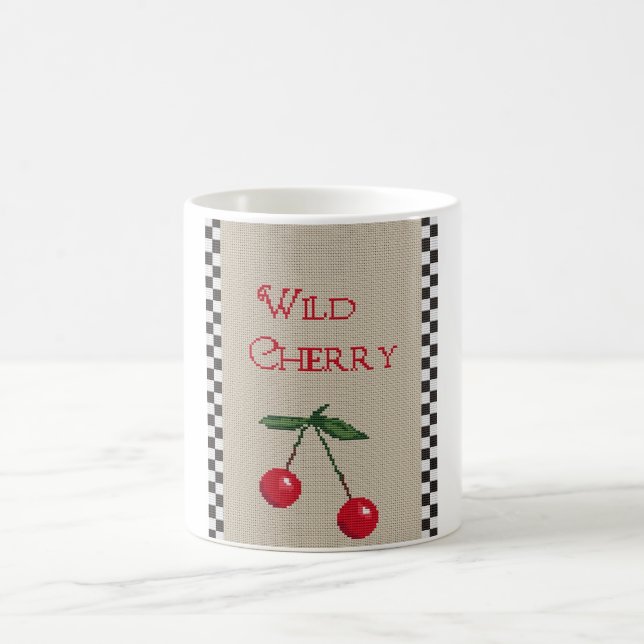 Wild Cherry Coffee Mug Tea Kitchen Decor (Center)