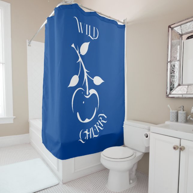Wild Cherry  Shower Curtain (In Situ)