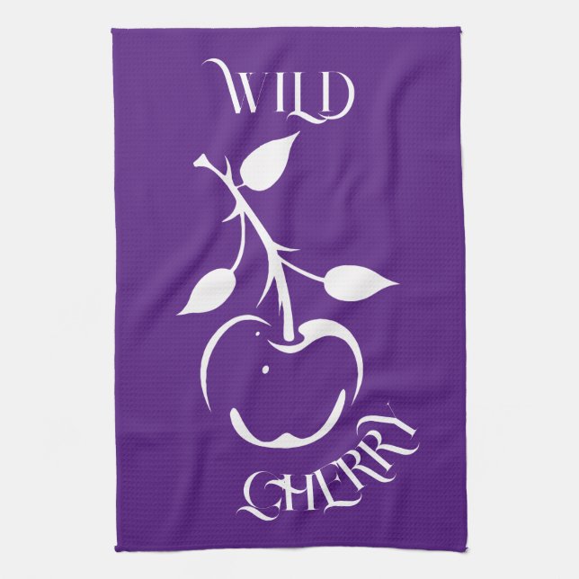 Wild Cherry  Tea Towel (Vertical)