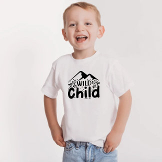 Wild Child Adventure Awaits - Cool  Baby T-Shirt