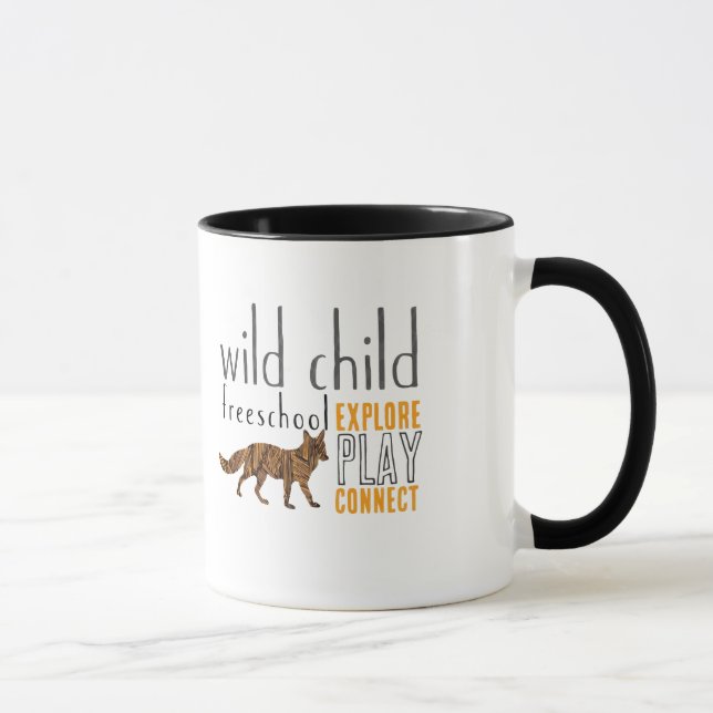 Wild Child Fox Mug (Right)