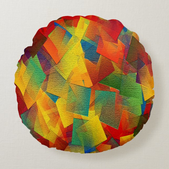 Wild Child's Play...... Round Cushion (Front)