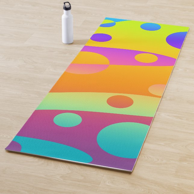 Wild Colourful Gradient Yoga Mat (In Situ)