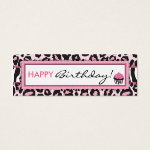 Wild Cupcake WP Skinny Gift Tag