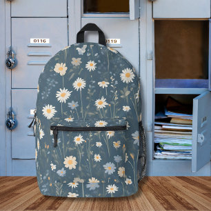 Wild Daisies Printed Backpack