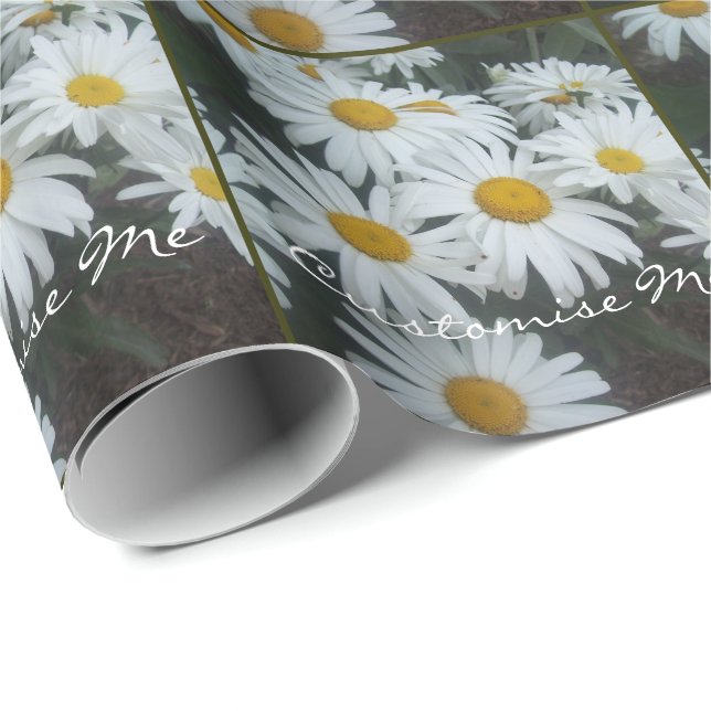 Wild Daisies Wrapping Paper (Roll Corner)